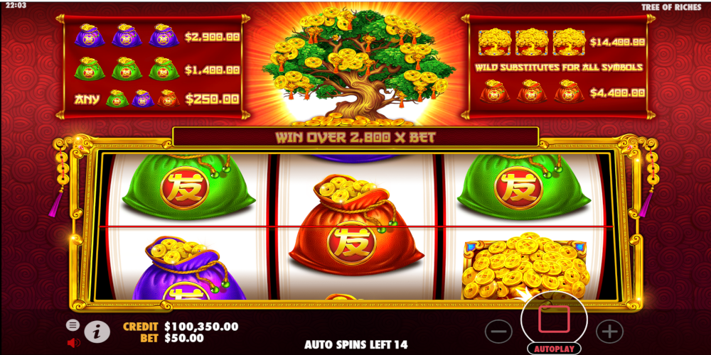 Tree of Riches slot game GamePlay