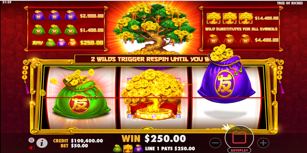 Tree of Riches slot game Wild