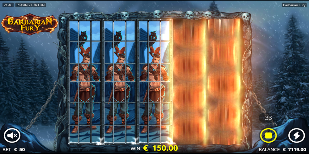 Barbarian Fury slot game GamePlay