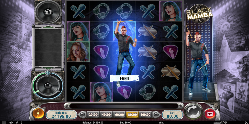 Black Mamba slot game Fred