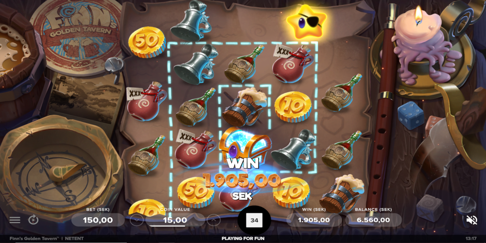 Finn's Golden Tavern slot game Blue Chest Symbol Finn's Golden Tavern slot game Blue Chest Symbol
