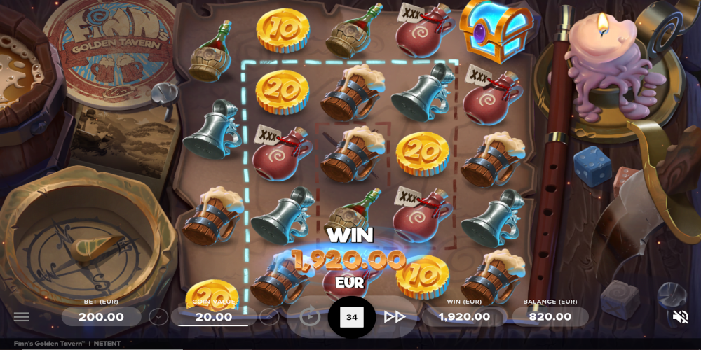 Finn's Golden Tavern slot game Win Finn's Golden Tavern slot game Win