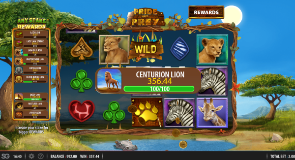 Pride and Prey slot game Rewards Pride and Prey slot game Rewards