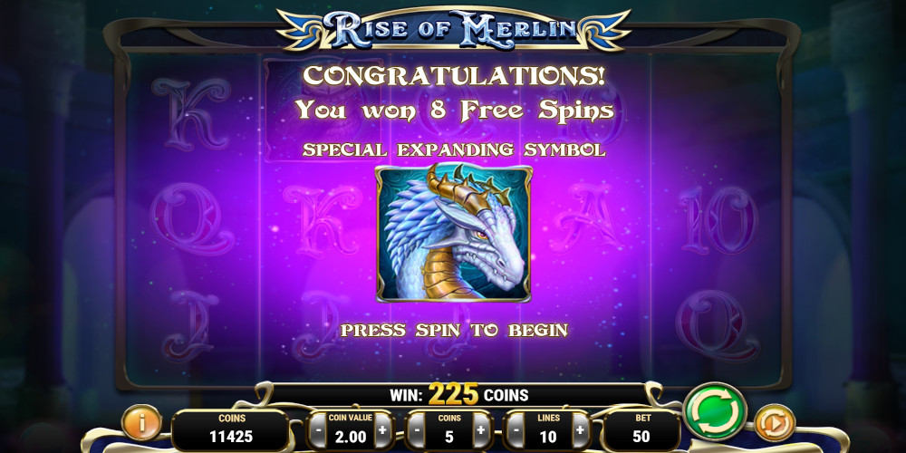 Rise of Merlin casino slot game 8 Free Spins Rise of Merlin casino slot game 8 Free Spins