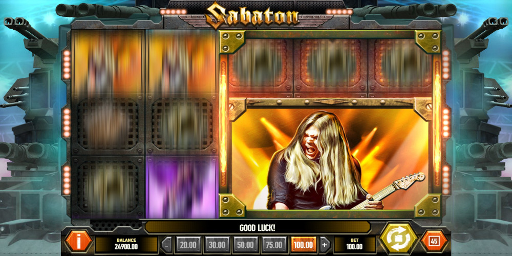 Sabaton slot game Chained Reels feature