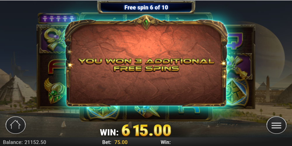 Ankh of Anubis slot game Extra Free Spins