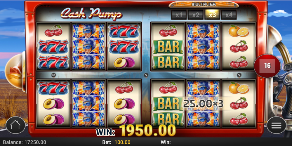 Cash Pump slot game Stacked Wild