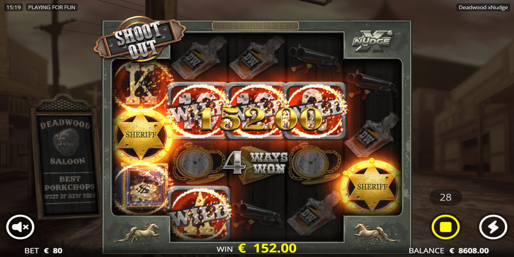 Deadwood DEMO slot free play - Wild symbols Payout Deadwood DEMO slot free play - Wild symbols Payout