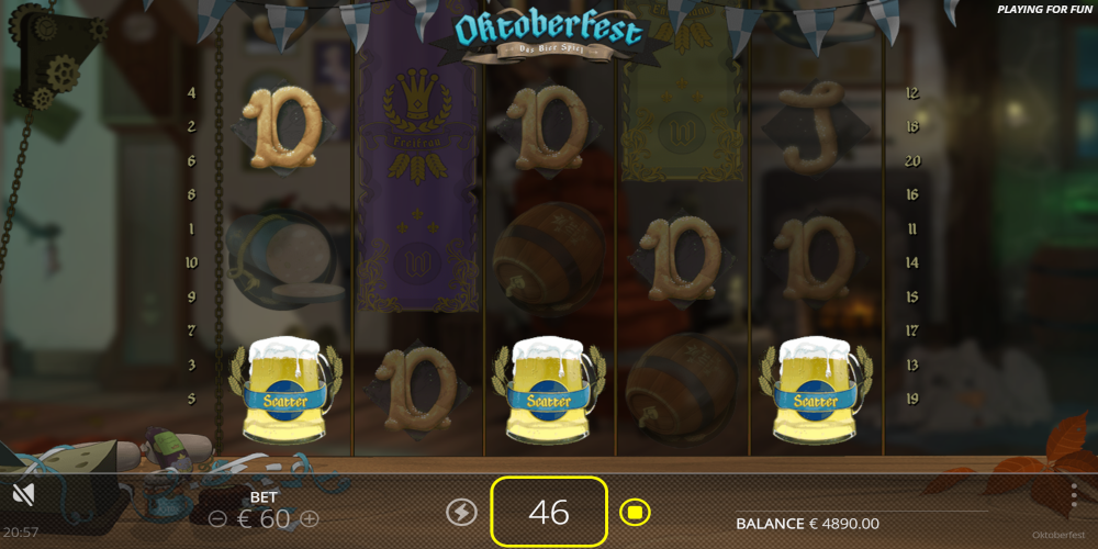Oktoberfest casino slot game Scatter