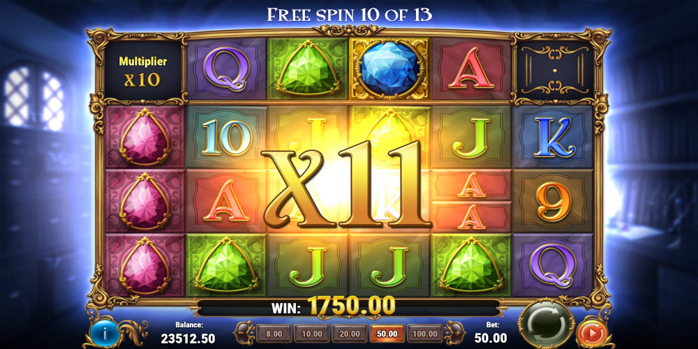 Perfect Gems slot game Multipliers during Free Spins