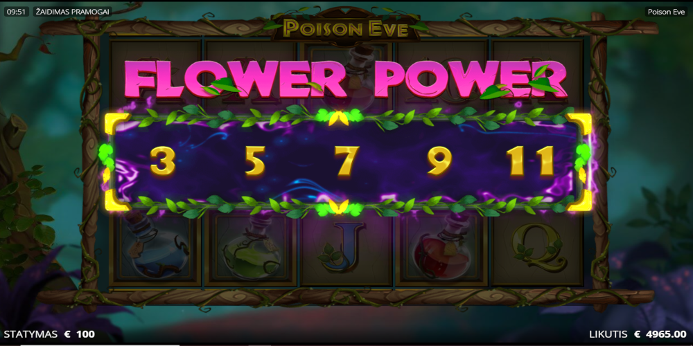 Poison Eve slot game Flower Power