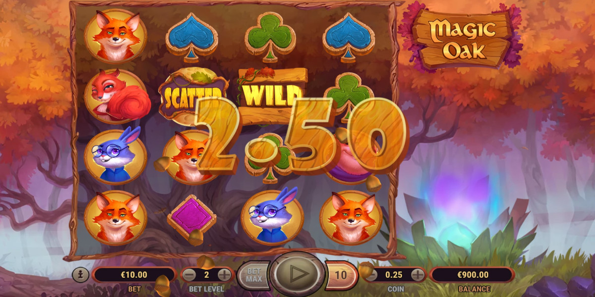 Magic Oak slot game Gameplay Win