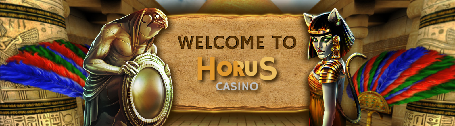 horus casino review - front page