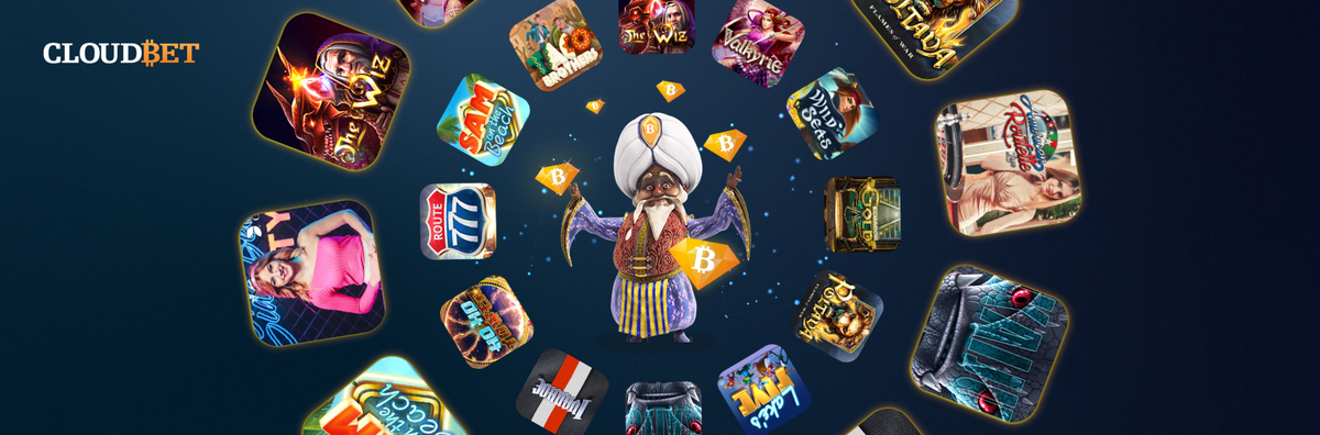 cloudbet casino games - slots - magic - diamonds - bitcoin