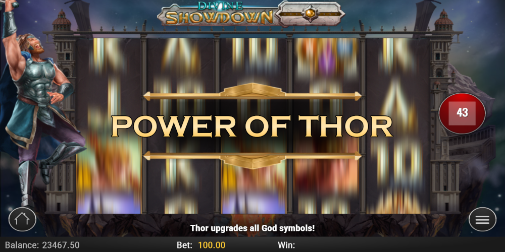 Divine Showdown slot game Power of Thor Divine Showdown slot game Power of Thor