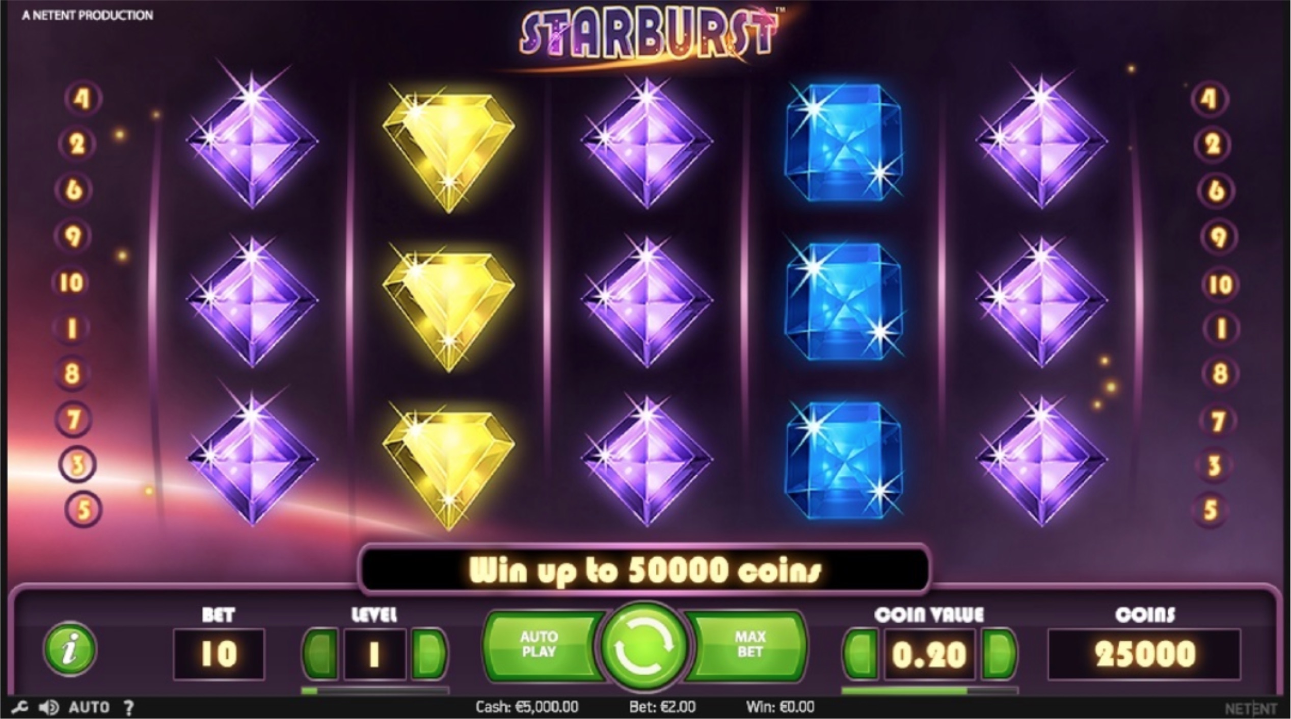 Vispopulārākie spēļu automāti internetā - Starburst slot