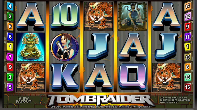 Vispopulārākie spēļu automāti internetā - Tomb Raider