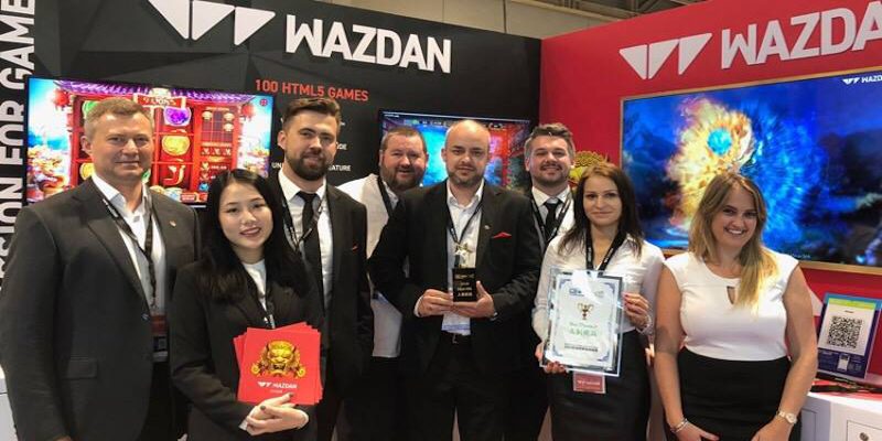 G2E Asia award team picture - Wazdan careers G2E Asia award team picture - Wazdan careers