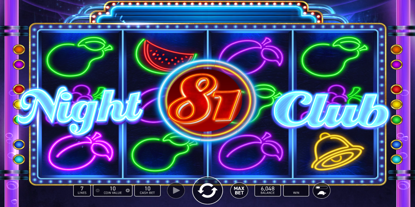 Night Club 81 slot is like popular fruit mania Wazdan slot game