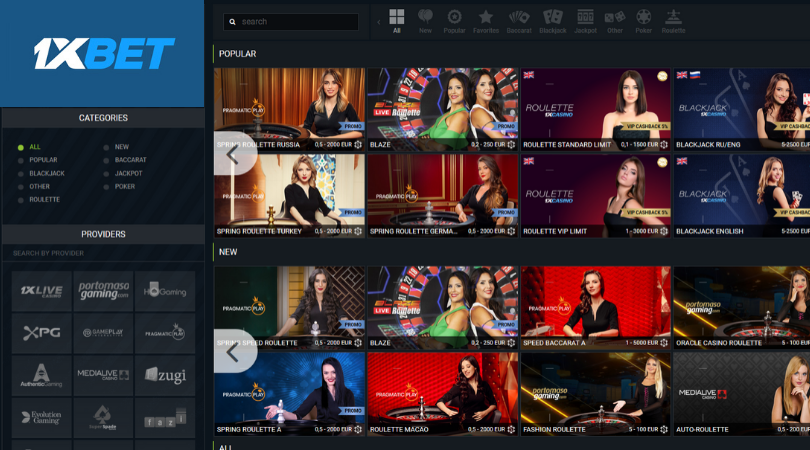 1xbet casino live - 1xbet live casino - blackjack roulette baccarat poker ezugi pragmatic