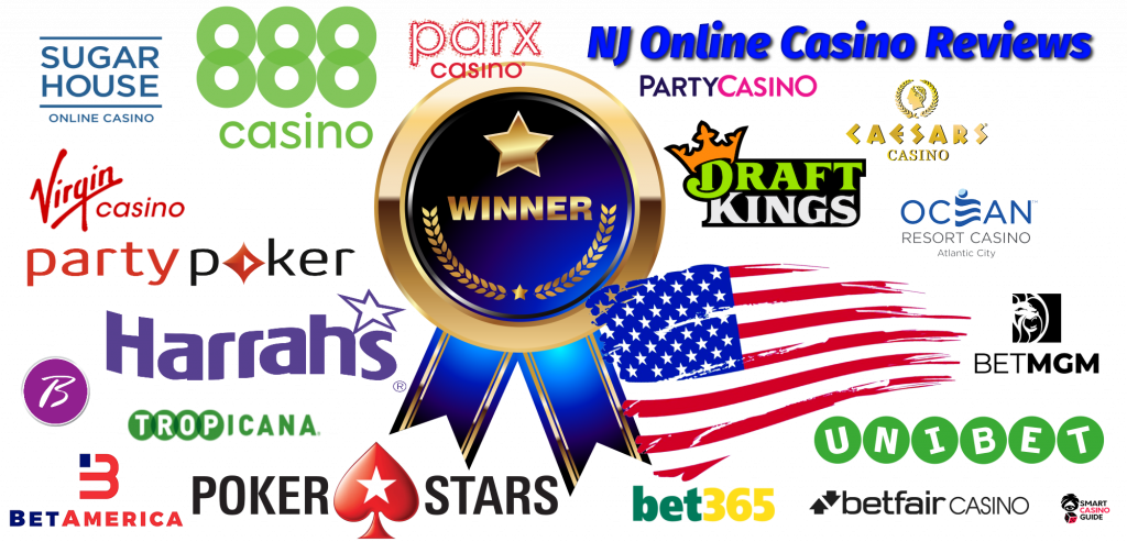 NJ Online Casino Reviews and bonus codes - new jersey online casinos list with logos