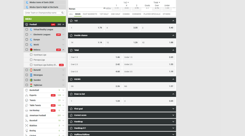 campobet betting markets