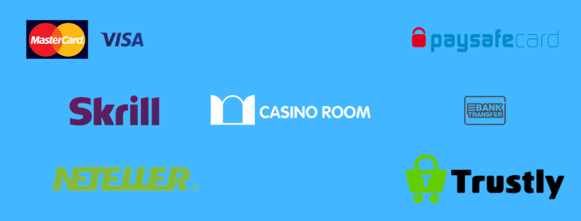 casinoroom payment methods - mastercard skrill trustly paysafe card