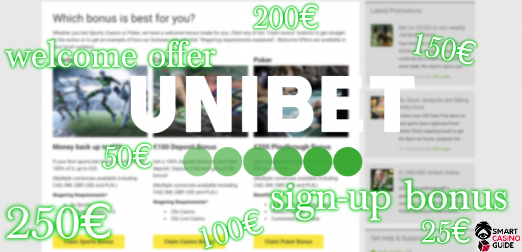 unibet welcome offer and unibet sign-up bonus