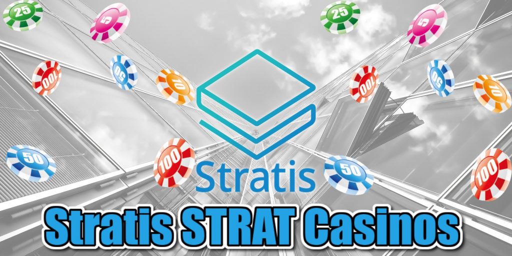 Stratis STRAT Casinos - Stratis logo, chips, windows