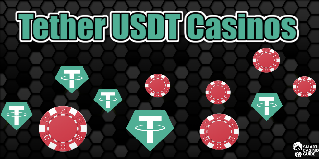 Tether USDT Casinos, logos, red chips