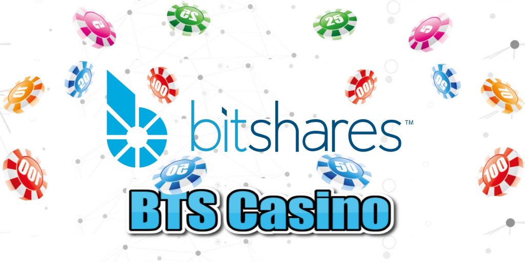 bitshares logo, BTS casino, poker chips
