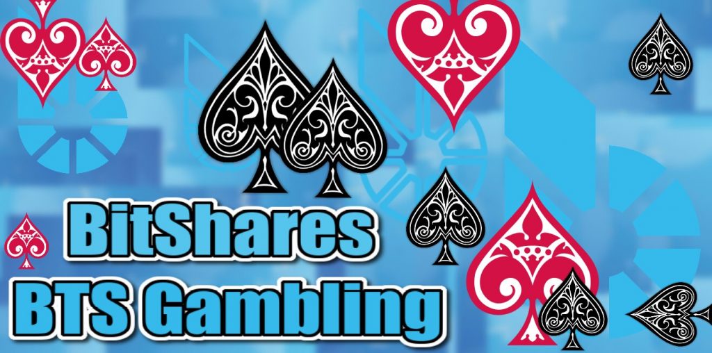 bitshares BTS gambling, BTS logos and cards symbols