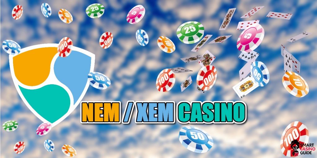 nem xem casino, logo, cards and chips