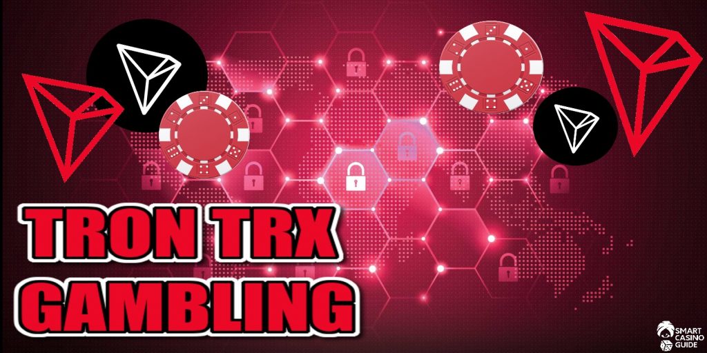 tron trx gambling, trx mini logo red and white, casino chips