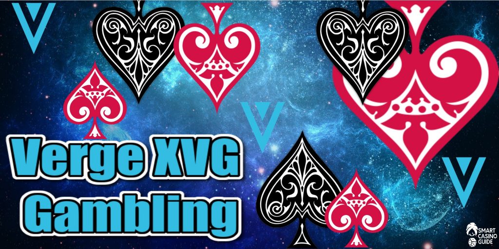 verge xvg gambling, card symbols, verge crypto logos