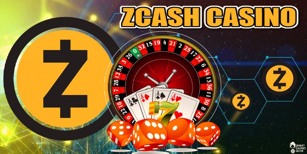 zcash casino - roulette, slots, dice, zcash logo