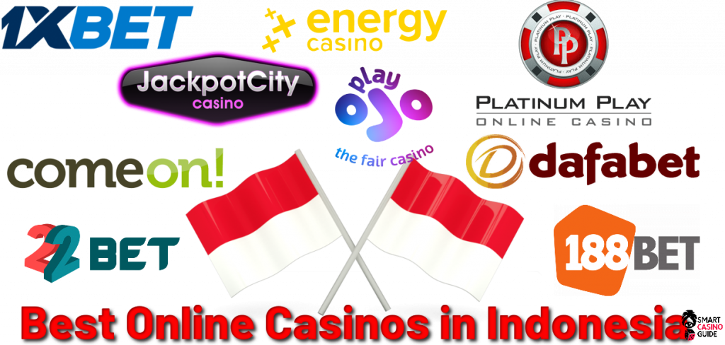 Best online casinos in Indonesia with logotypes
