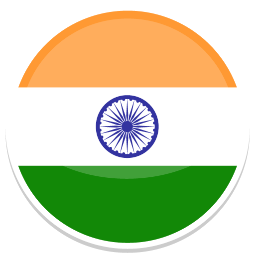 India flag round