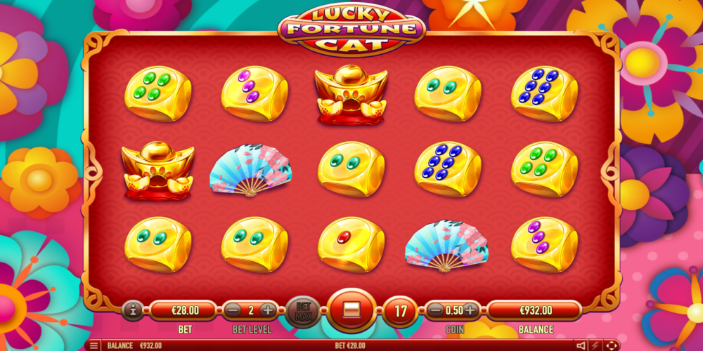 Game play - Lucky Fortune Cat online slot machine