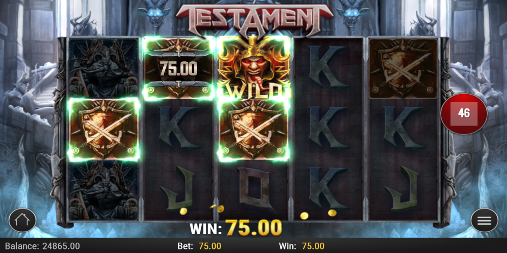 Testament slot game Wild