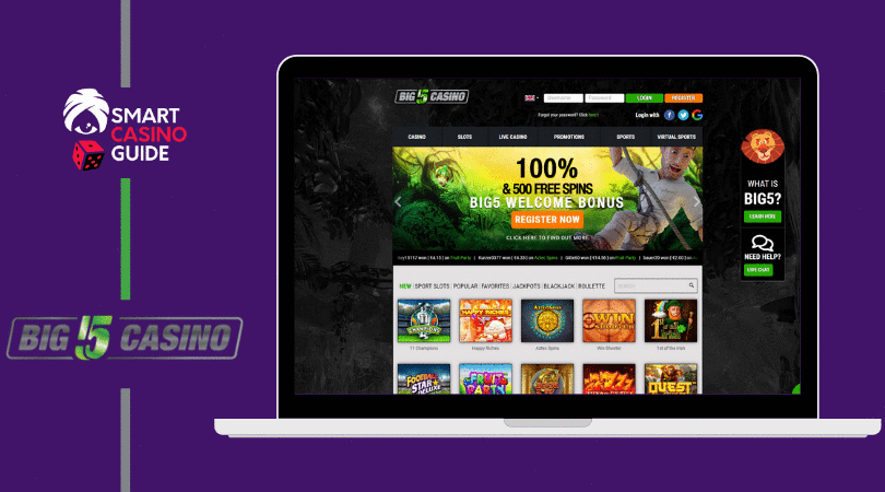 big5casino review - big5 casino - big 5 online casino mobile app - smartcasinoguide - sportsbook fruit party roulette slots