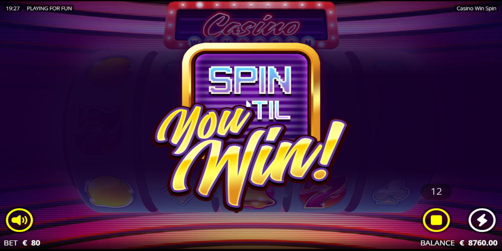 Casino Win Spin slot game Bonus round