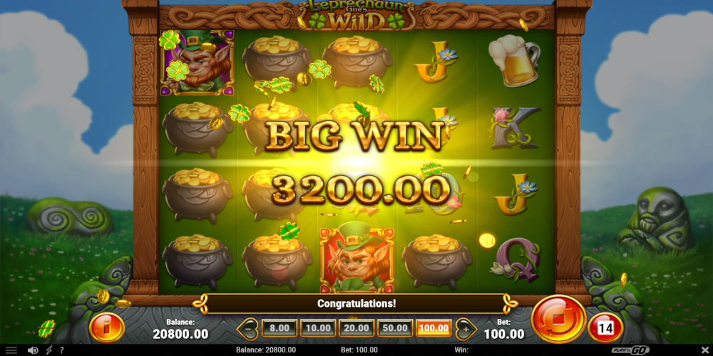 Leprechaun Goes Wild slot game Big Win