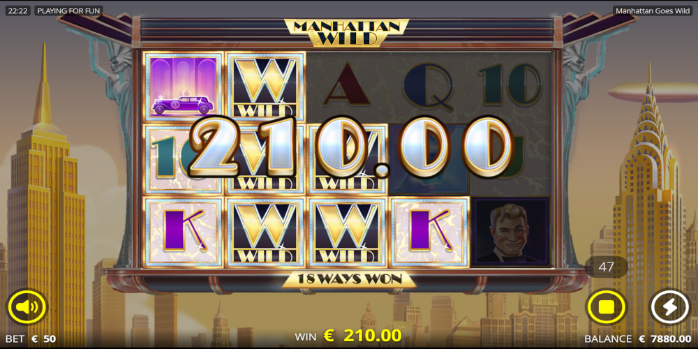 Manhattan Goes Wild slot game Gameplay
