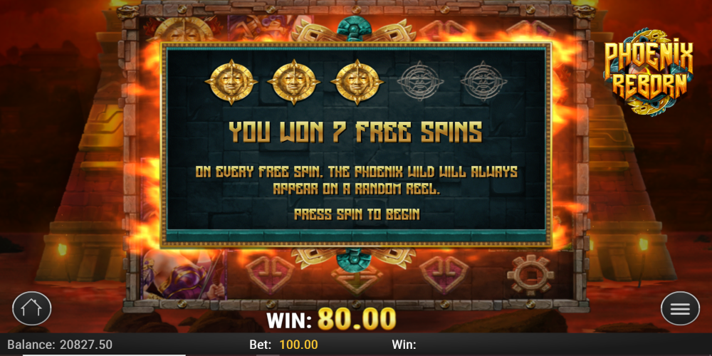 Phoenix Reborn slot game Free Spins