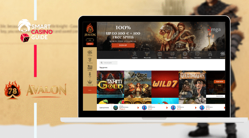 avalon78 casino review smartcasinoguide - live casino 100% bonus avalon 2 vip program king and queen gold white rabbit warrior