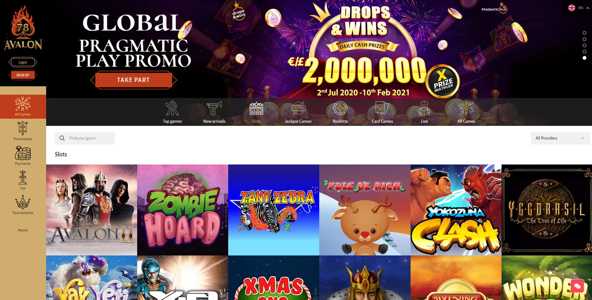 avalon78 slots drops & wins zombie hoard avalon 2 yggdrasil