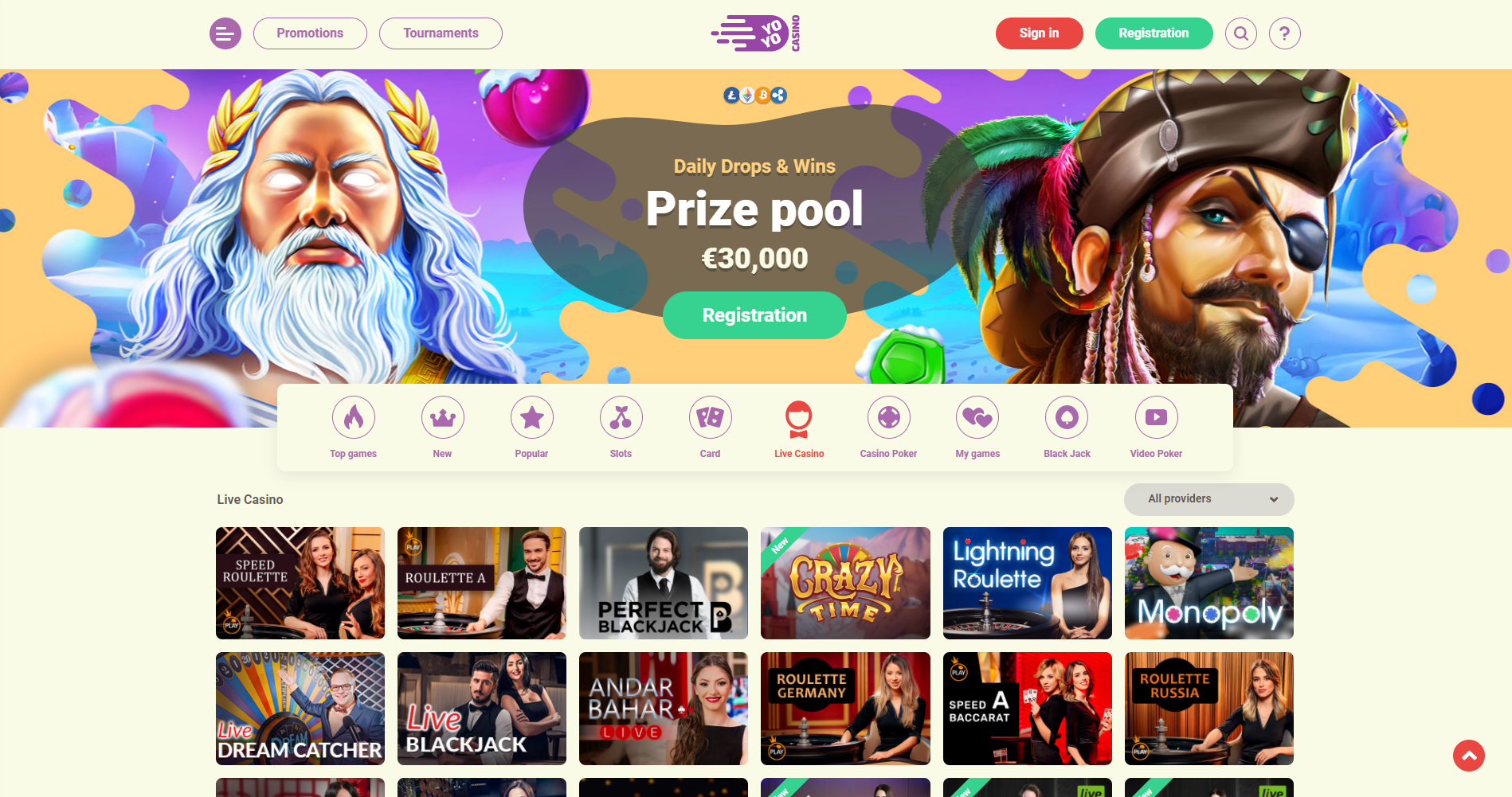 yoyo live casino blackjack roulette