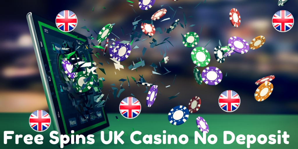 Tablet Casino, Free Spins UK Casino No Deposit, UK Flags, Casino Chips