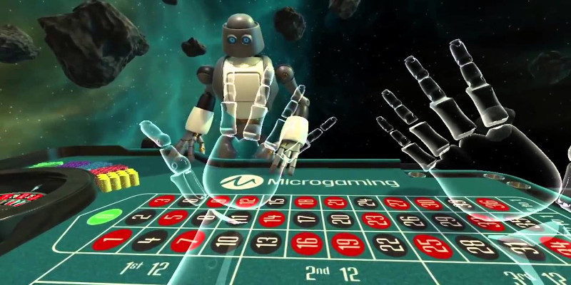 Microgaming games compatible with Virtual reality